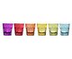 Jogo de Copos para Drinks em Vidro Edis - Colorido, Transparente | WestwingNow
