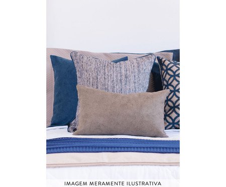 Almofada Ginevra Retangular Camurça | Westwing