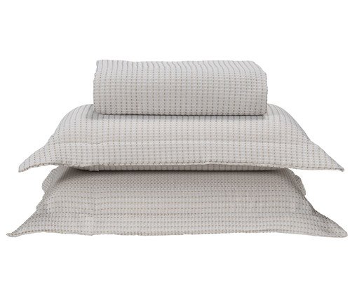 Jogo de Cobre-Leito Ouro Preto Caqui, beige | WestwingNow