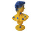 Escultura Davi Amarelo e Azul, Azul | WestwingNow