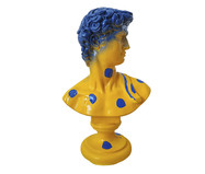 Escultura Davi Amarelo e Azul | WestwingNow