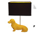 Base Luminária Cachorro Dachshund Amarelo, Amarelo | WestwingNow