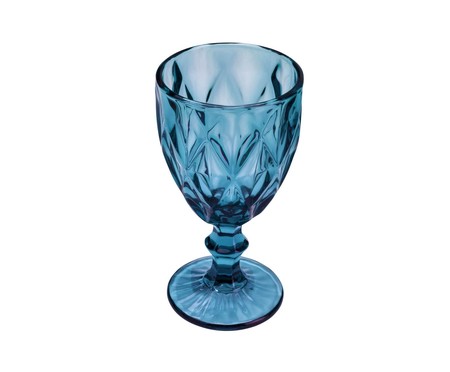 Jogo de Taças para Água em Vidro Iara - Azul | WestwingNow