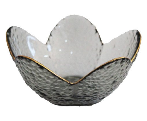 Porta-Vela Brisa Cinza Flor Dourado, Cinza | WestwingNow