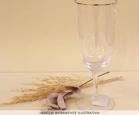 Taça de Vinho Canelada Clear Glam | Westwing