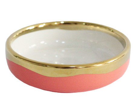 Mini Bowl com Borda Dourada Summer Gaia - 9,5X2,5cm