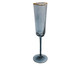 Taça de Champagne Cinza Glam - 170ml, Azul | WestwingNow