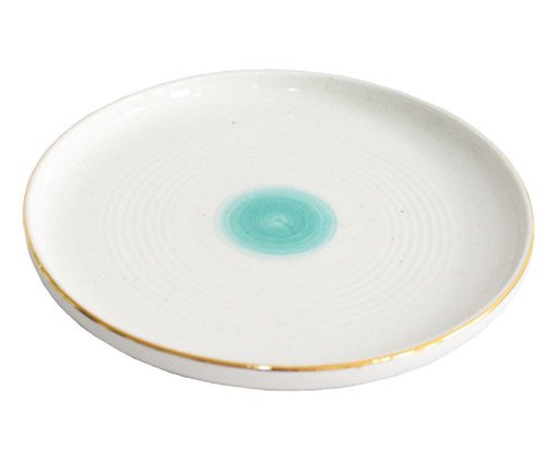 Centro de Mesa em Porcelana Gaia Azul, Branco | WestwingNow