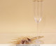 Taça de Champagne Canelada Clear Glam - 220ml, Transparente | WestwingNow