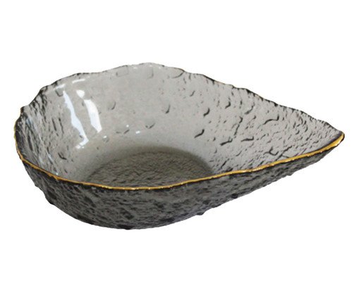 Travessa Brisa Folha Cinza Dourado, Cinza | WestwingNow