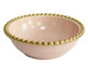 Bowl em Porcelana Borda Bolinhas Belini Dourada - 14,5X5 cm, Rosa | WestwingNow