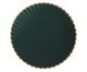 Travessa Redonda Matt Dark Green Loux - 20X2,5cm, Verde | WestwingNow