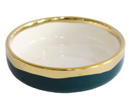 Mini Bowl Summer Gaia com Borda Dourada - 9,5X2,5cm | WestwingNow