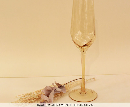 Taça de Champagne Geometric Blush Glam - 270ml | WestwingNow