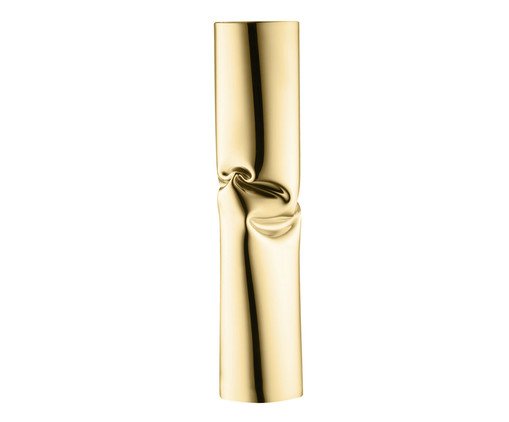 Vaso Amasso Inox Revestido em Inox banhado á Ouro - 34X7,5cm, Dourado | WestwingNow