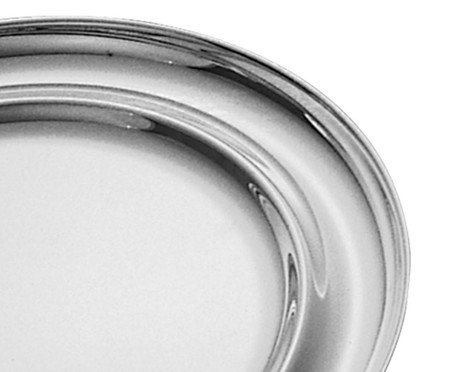Prato Valenza Inox Redondo Grande - 3,5X39cm | Westwing
