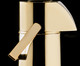 Garrafa Térmica Pump em Inox Revestido em Ouro Frozen, Dourado | WestwingNow