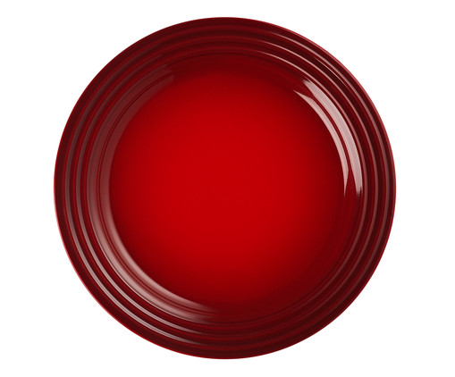Prato Raso em Cerâmica - Vermelho, Vermelho | WestwingNow