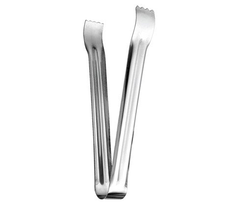 Pinça para Gelo em Inox Cinza - 2X14,5cm, Prata ou Metálico | WestwingNow