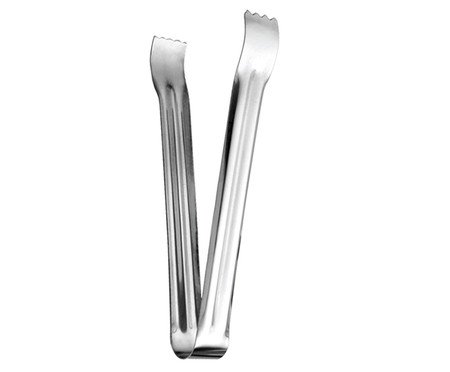 Pinça para Gelo em Inox Cinza - 2X14,5cm | Westwing