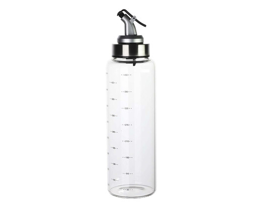 Galheteiro e Tampa em Inox - 500ml, Transparente | WestwingNow