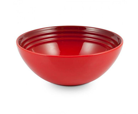 Bowl para Cereal em Cerâmica - Vermelho