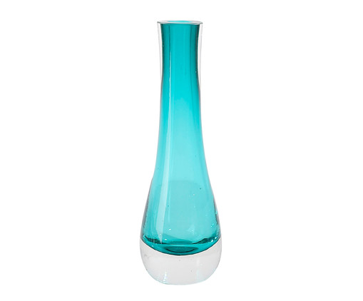 Vaso Murano Azul Turquesa - 6X20X6cm, Azul | WestwingNow