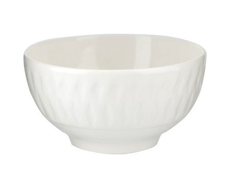 Bowl em Porcelana Essence Branco - 11,5X6cm | Westwing