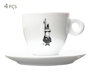 Jogo de Xícaras Espresso com Pires Bialetti | WestwingNow