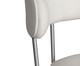 Cadeira em Linho Liz Off White base Prata, white | WestwingNow