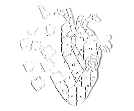 Quebra-Cabeça Transparente Heart | WestwingNow