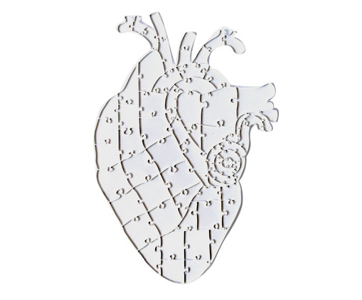 Quebra-Cabeça Transparente Heart, Transparente | WestwingNow