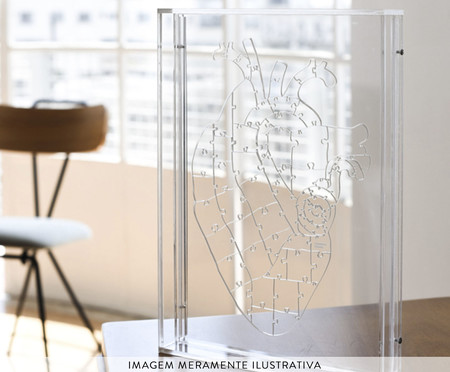 Quebra-Cabeça Heart Holográfico com Box | WestwingNow