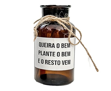 Mini Vaso Frases Ambar | Westwing