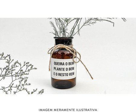 Mini Vaso Frases Ambar | Westwing