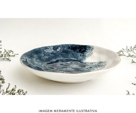 Centro de Mesa Cerâmica Dual Azul | Westwing