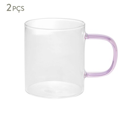 Jogo de Caneca com Alça Digne Rosa