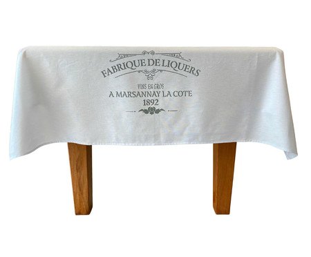 Toalha de Mesa em Linho Branco Jardinière - Branco | Westwing