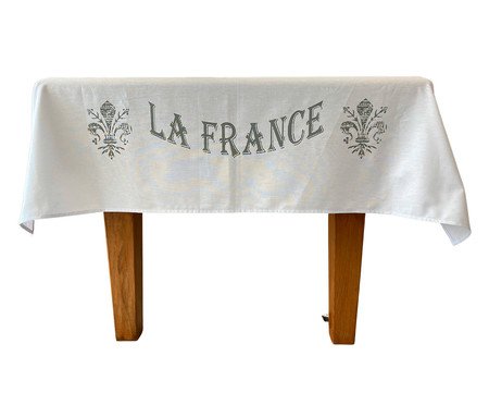 Toalha de Mesa em Linho Branco Jardinière - Branco | Westwing