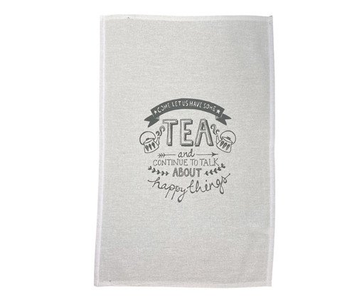 Pano de Prato Tea - Branco, Branco | WestwingNow