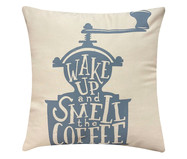 Capa de Almofada Wakeup Coffee - Bege | WestwingNow