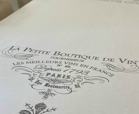 Toalha de Mesa em Linho Branco Boutique Du Vin - Branco | Westwing