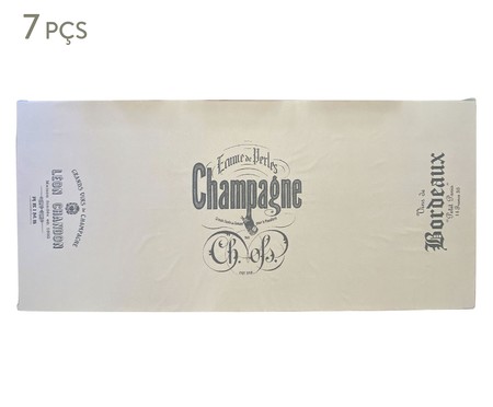 Jogo de Toalha e Guardanapos Champagne Bege - 06 Lugares | WestwingNow