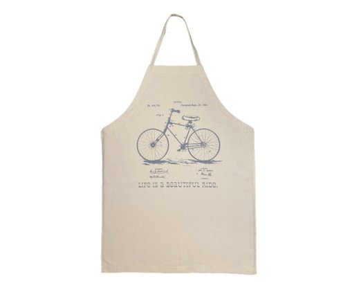Avental de Cozinha Bike - Bege, Bege | WestwingNow