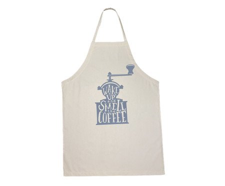 Avental de Cozinha Wakeup Coffee - Bege | Westwing