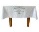 Toalha de Mesa em Linho Jardinière Branco - Branco, Branco | WestwingNow