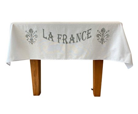 Toalha de Mesa em Linho Jardinière Branco - Branco | Westwing