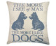 Capa de Almofada Dogs - Bege, Bege | WestwingNow