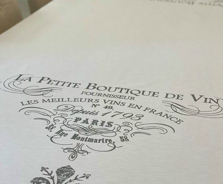 Toalha de Mesa em Linho Boutique Du Vin - Branco | Westwing