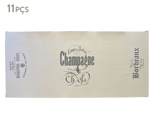 Jogo de Toalha e Guardanapos em Linho Champagne Bege - 10 Lugares, Bege | WestwingNow